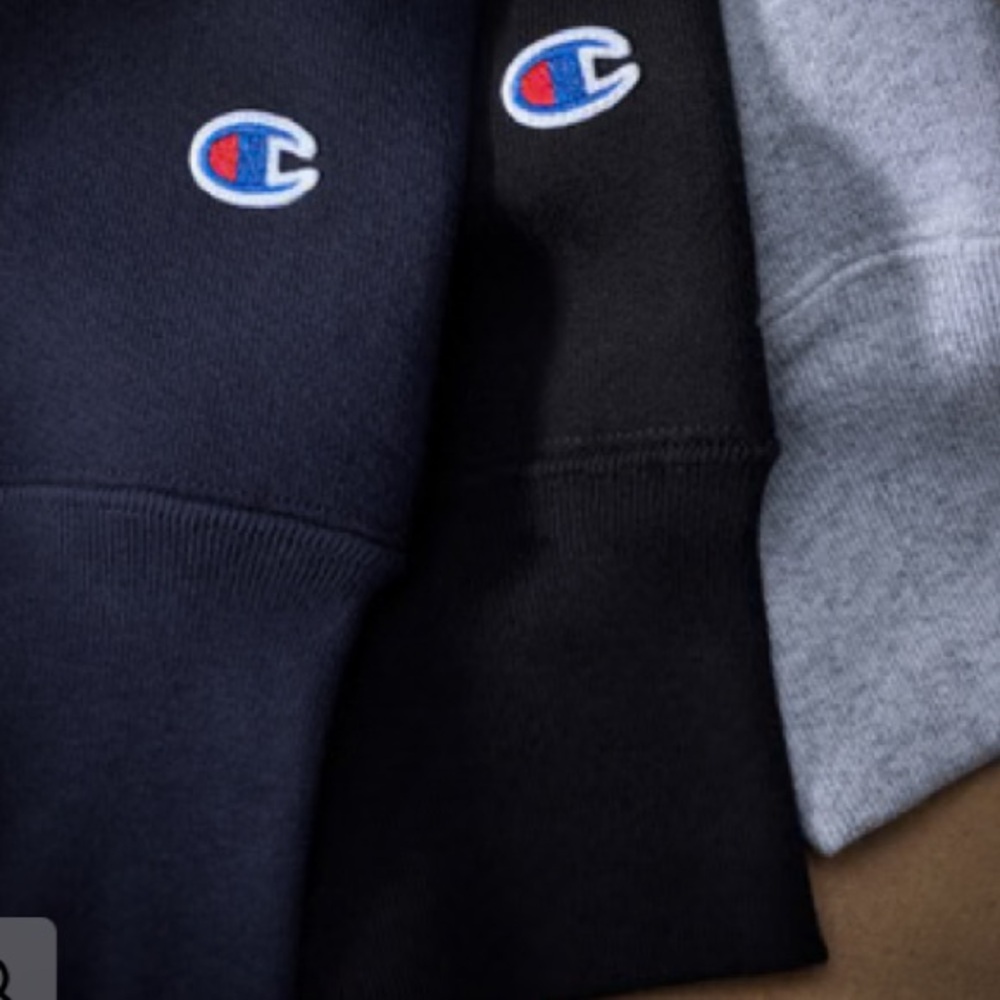NEW Champion Men's Navy Blue Reverse Weave Hooded Sweatshirt Size 2XL-S1051 - Picture 13 of 13